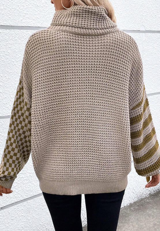 Jaycie Checkered Sweater